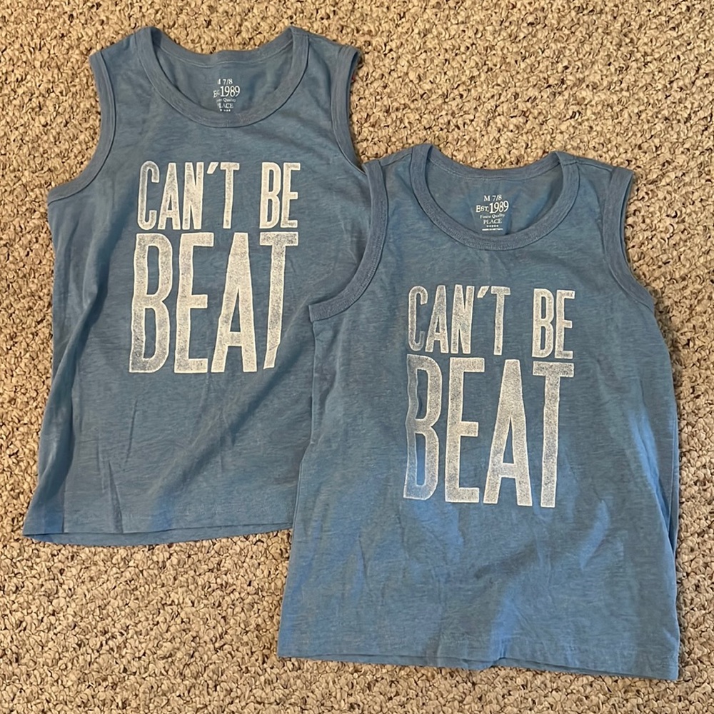 Children’s Place boys tank tops.  Size 7/8.